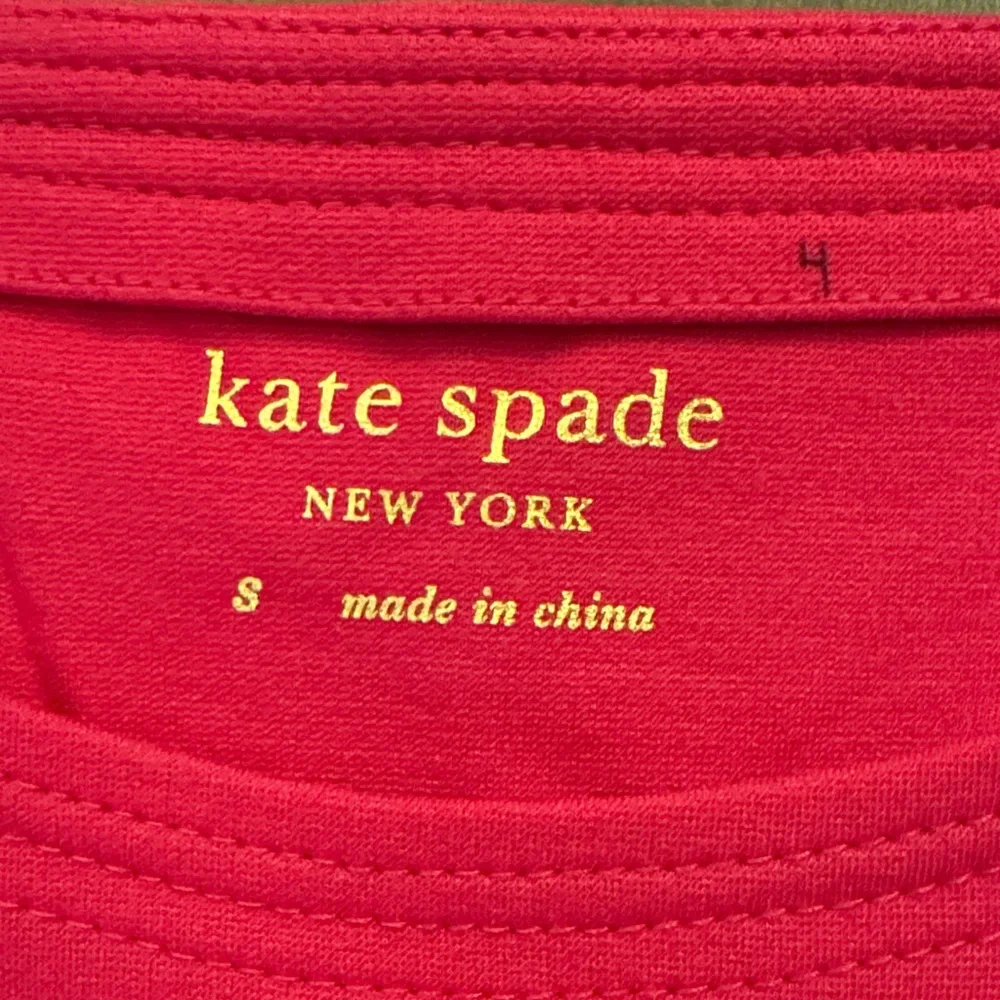 Kate Spade Pink Scallop Fit & Flare Dress Small Open Back Cocktail Mini